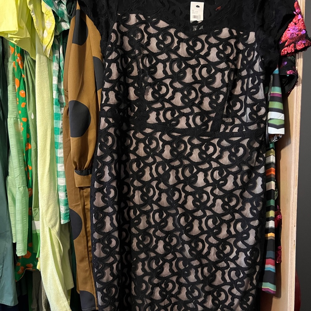 Elegant Black Lace Dress
